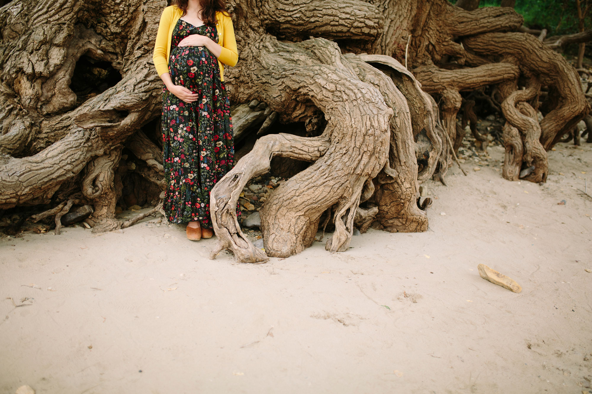 Maternity Photoshoot Roots Prenatal Yoga