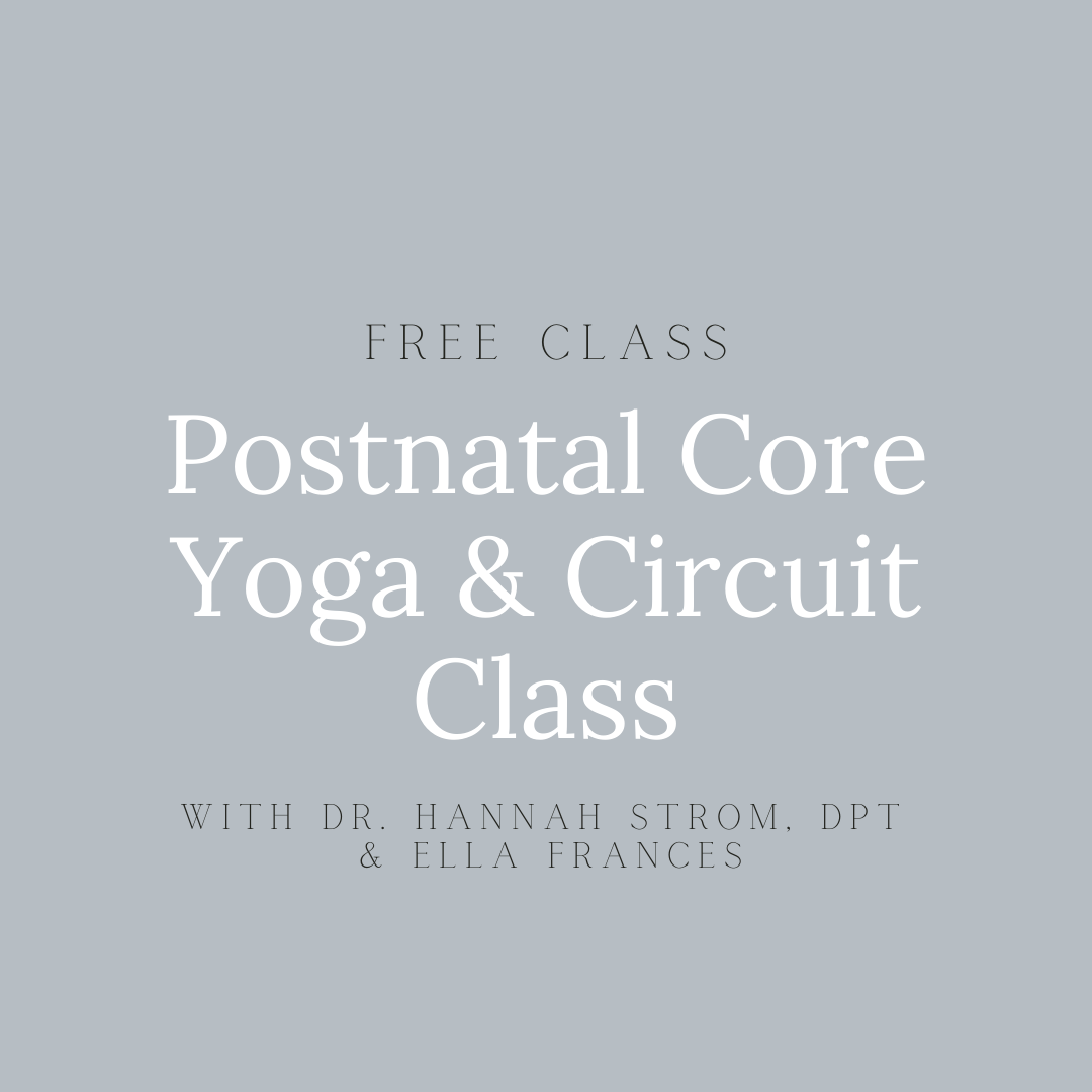 Postnatal Core Yoga & Circuit Class