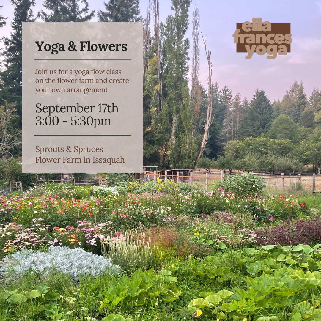 Yoga & Flowers in Issaquah