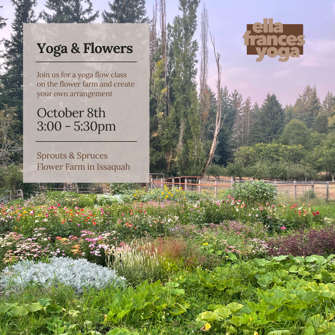 Yoga & Flowers in Issaquah