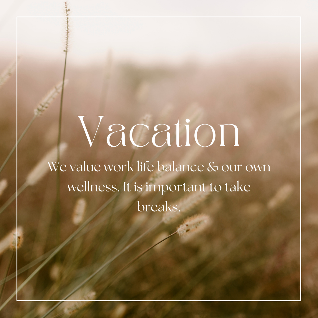 Vacation - rest & recharge