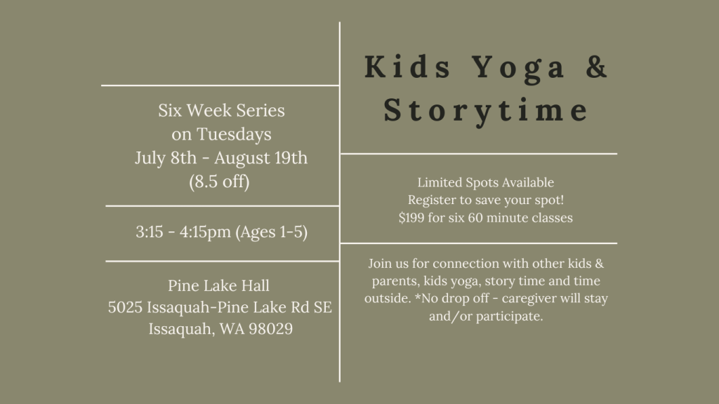 Kids Yoga Issaquah